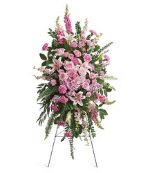 Glorious Farewell Spray from Mona's Floral Creations, local florist in Tampa, FL